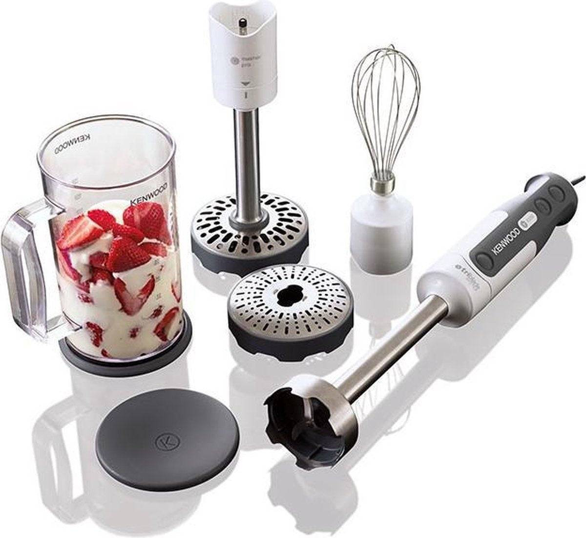Kenwood Triblade HDP401WH - Staafmixer - Wit