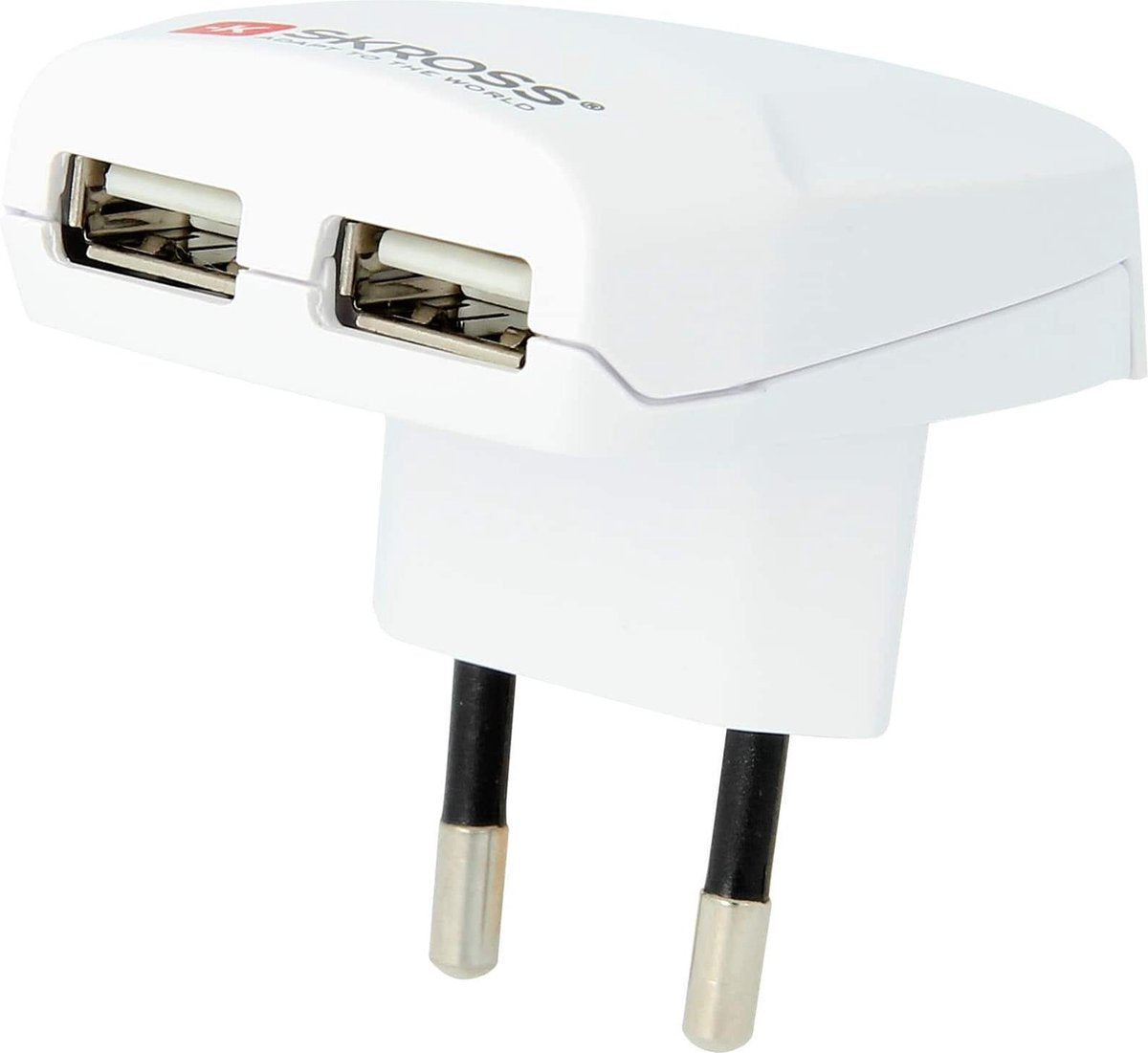 SKROSS Reisstekker Euro USB charger
