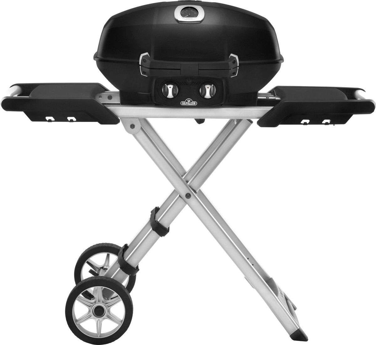 Napoleon TravelQ PRO 285X gasbarbecue + onderstel - Barbecue gas - 54 x 37 cm - Zwart