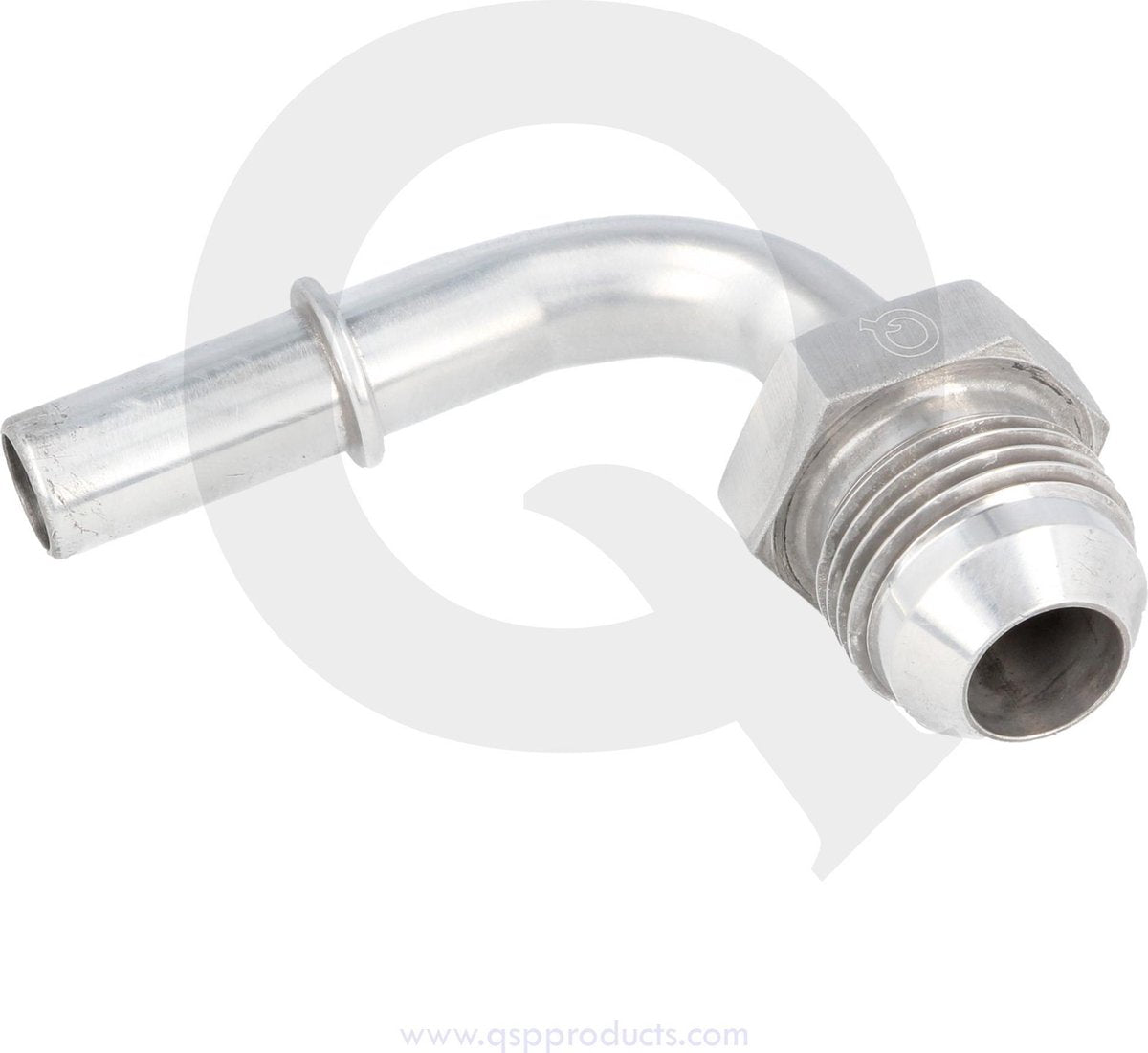 Snelaansluiting male 90° D08 - 10 mm
