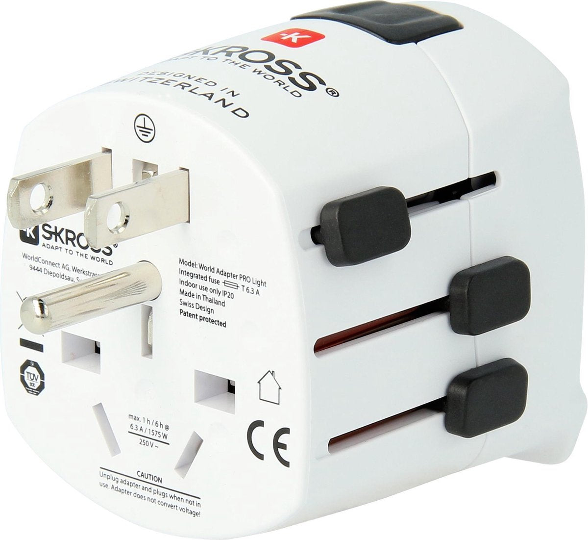 SKROSS Reisstekker Pro Light