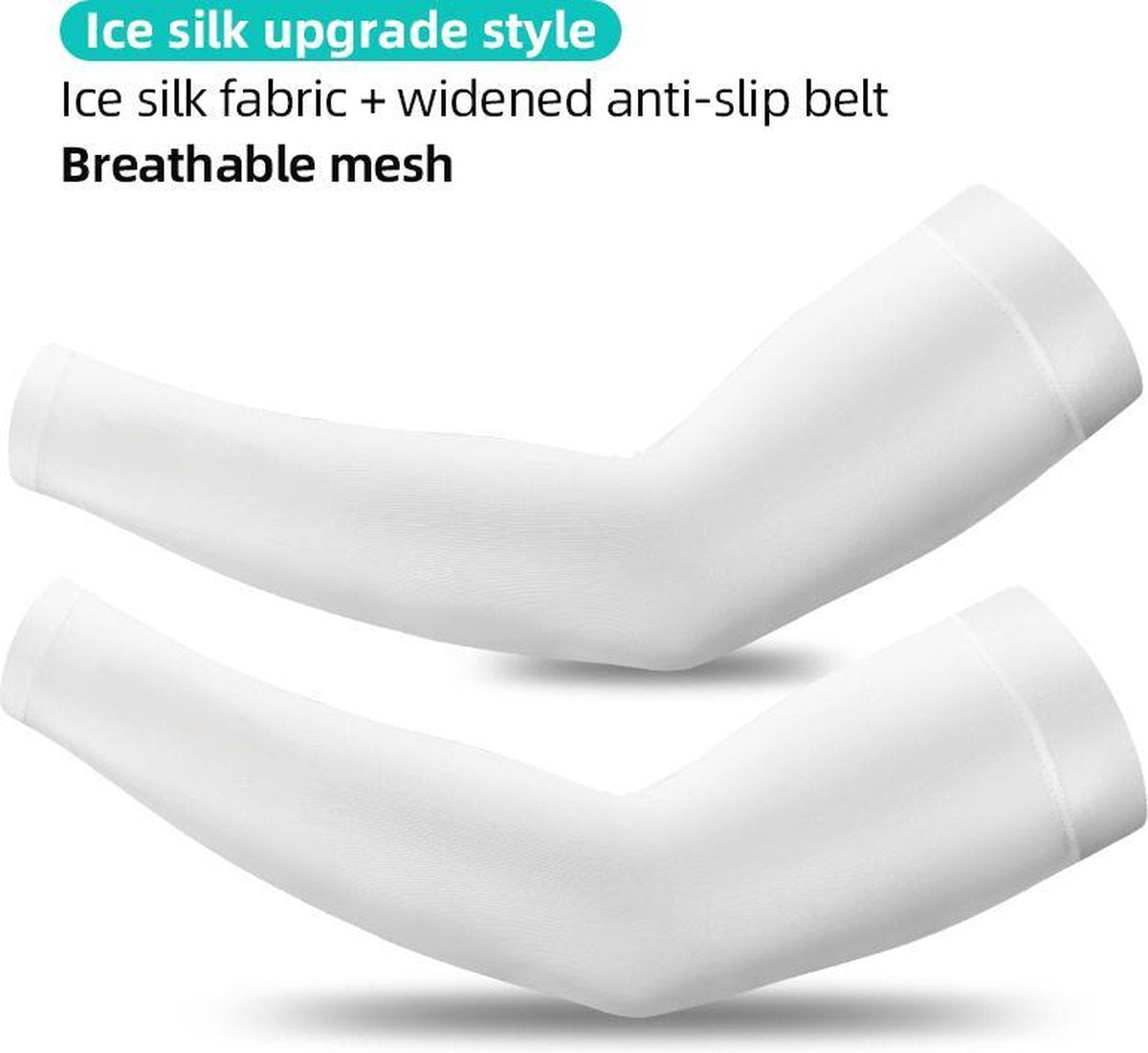 Baymate Ice Fabric Runnling Camping Arm Warmers Basketbal Mouw Running Arm Mouw Fietsen Mouwen Zomer Sport Veiligheid Gear XT-001W-XL