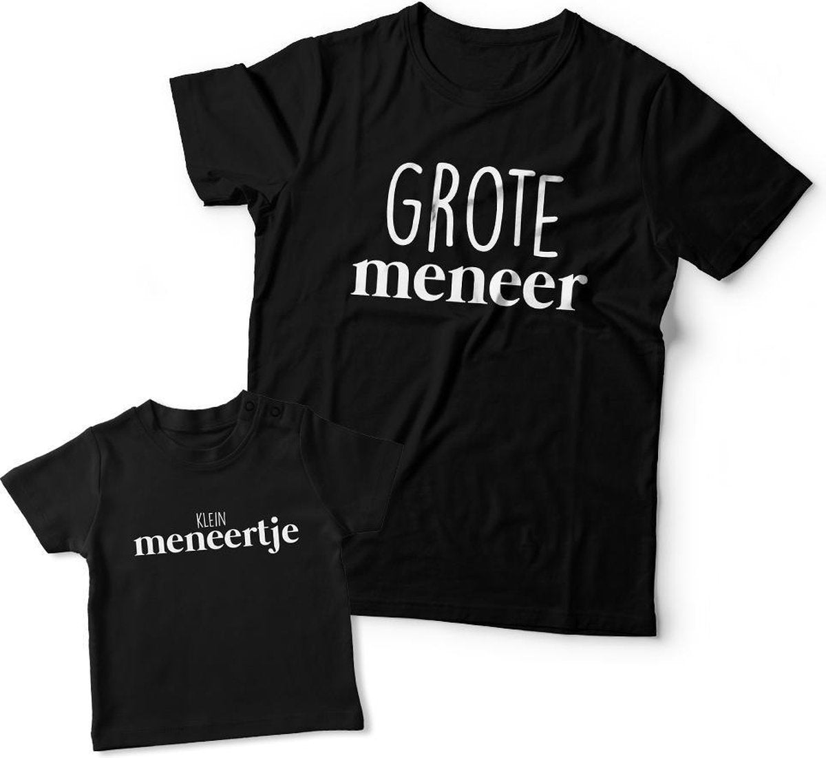 Matching shirts Vader & Zoon | Klein meneertje | Papa maat M & Zoon maat 80
