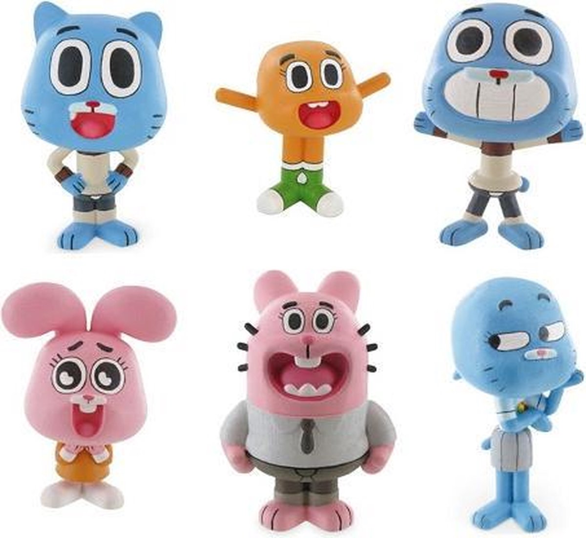 Speelset Gumball 6 figuurtjes (+/- 6-8 cm)