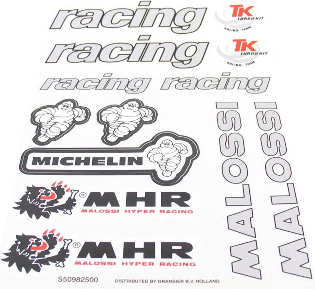 Stickerset Malossi - Michelin