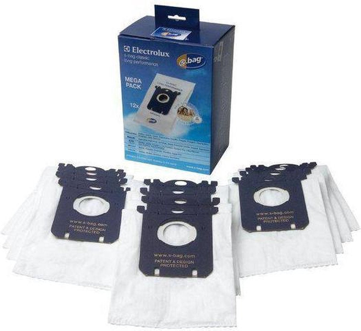 Electrolux stofzuigerzakken S-bag E201M - 12 stuks