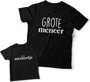 Matching shirts Vader & Zoon | Klein meneertje | Papa maat L & Zoon maat 68