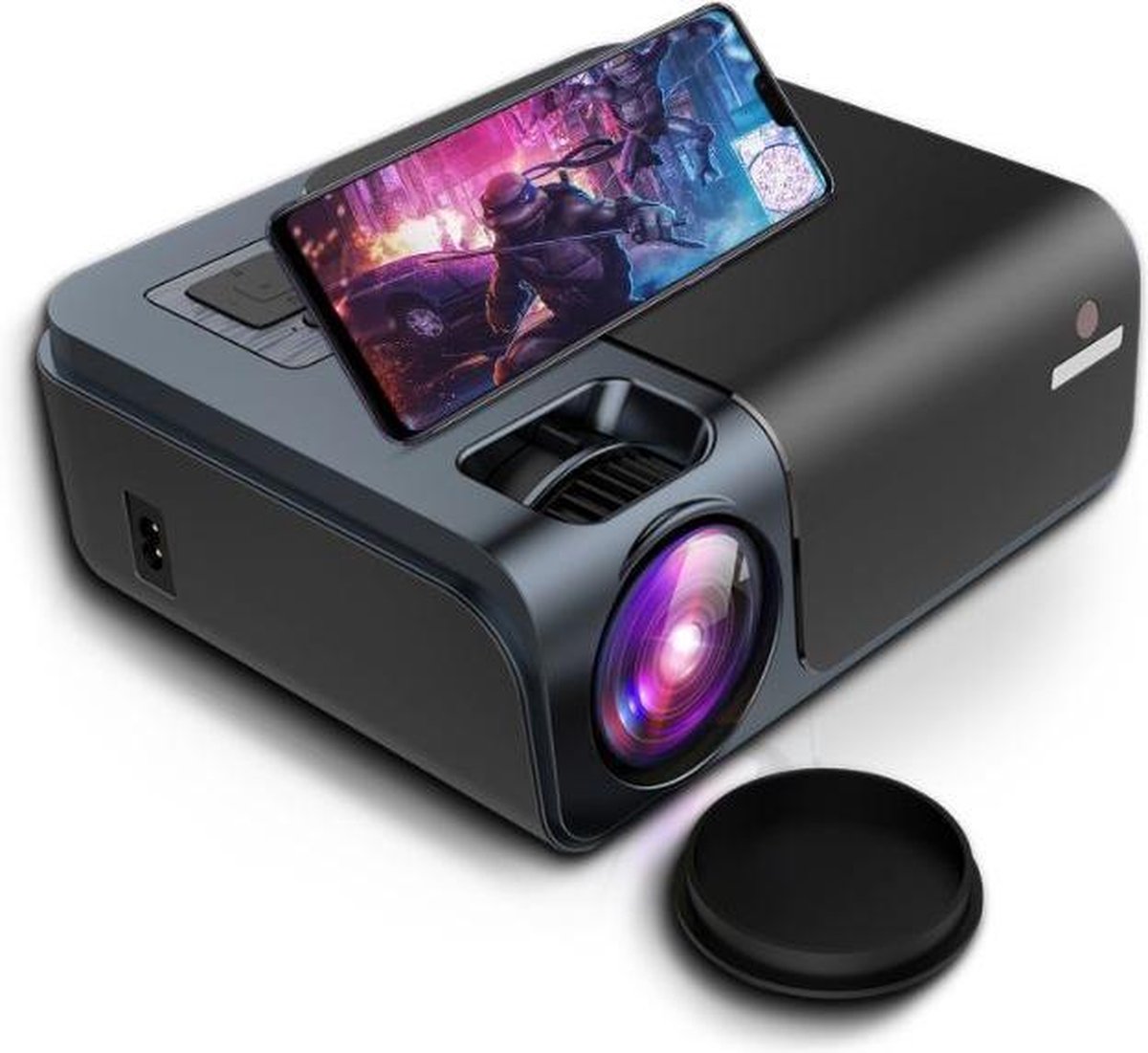 Belesy® Beamer M27 - 4K Full HD Support - 10.000:1 Contrast - 3.800 Lumen - Projectie 50 tot 150 inch - LCD + LED - Incl. Internet