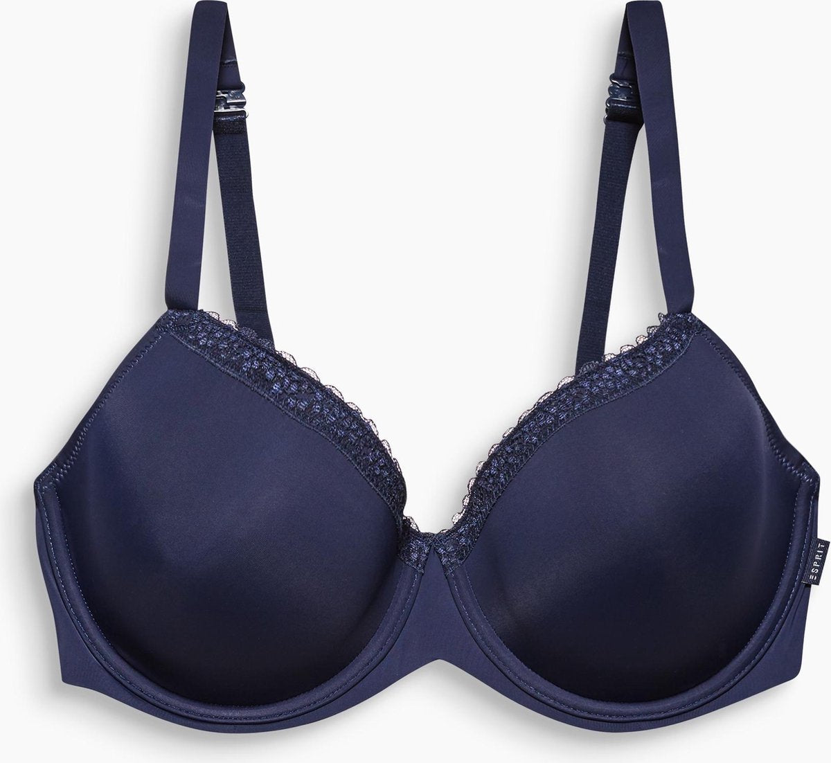 Esprit gewatteerde Beugelbeha - blauw - maat 70D