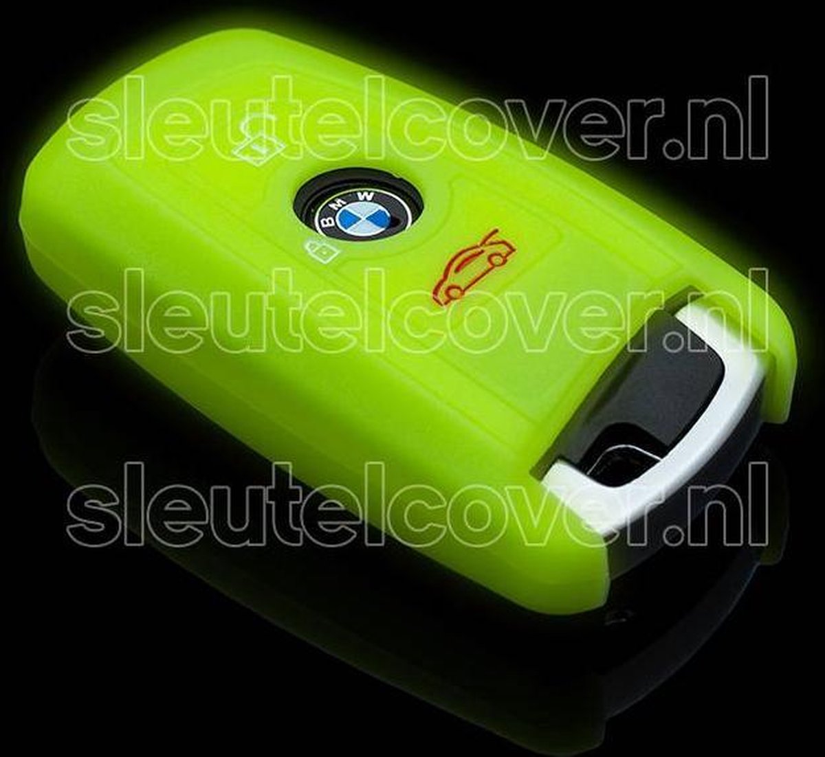 BMW SleutelCover - Glow in the dark / Silicone sleutelhoesje / beschermhoesje autosleutel
