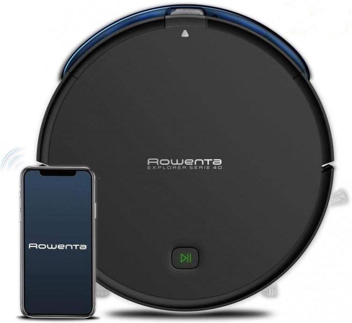 Rowenta Smart Force Explorer Serie 40 Allergy Connect RR7245WH - Robotstofzuiger met dweilfunctie