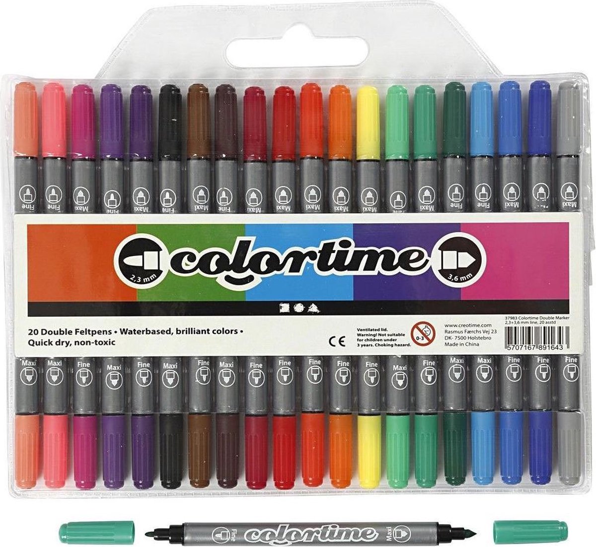 Colortime dubbelstift