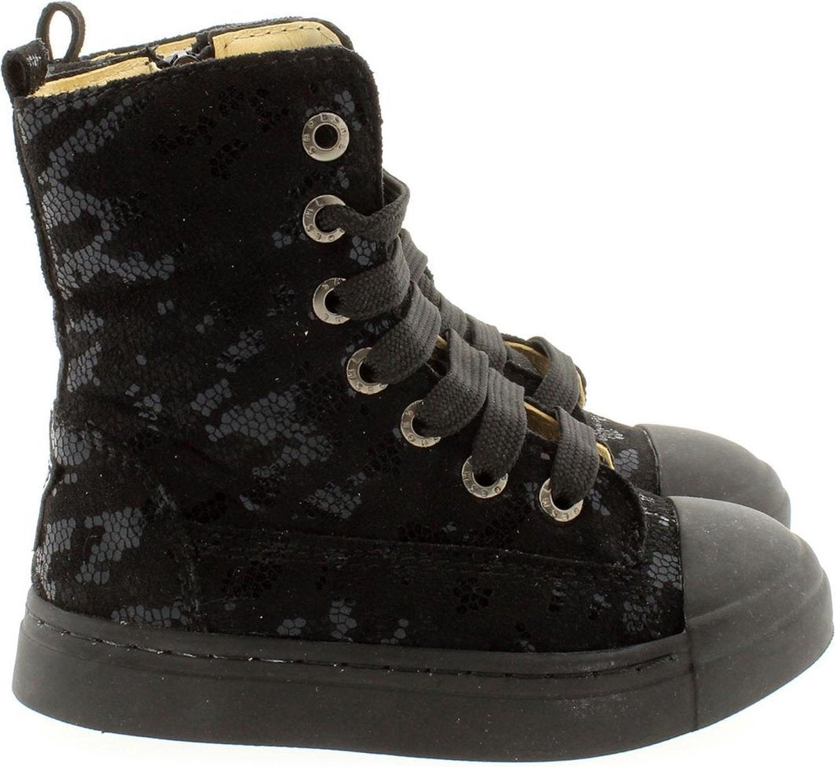Shoesme Veterboots zwart - Maat 23