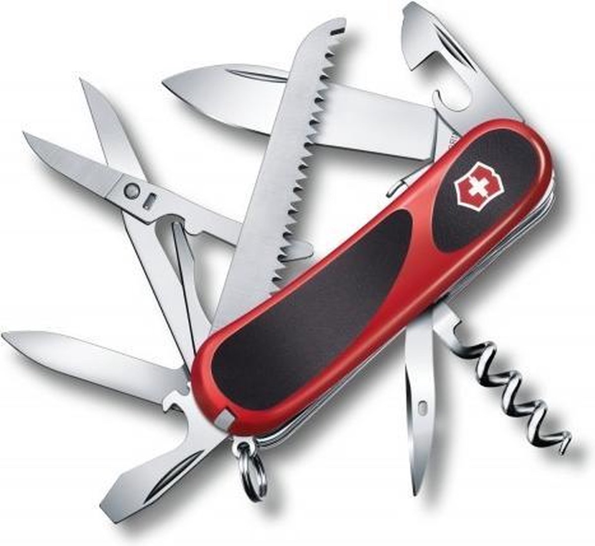 Victorinox EvoGrip S17 Zakmes - 15 Functies - Rood/Zwart