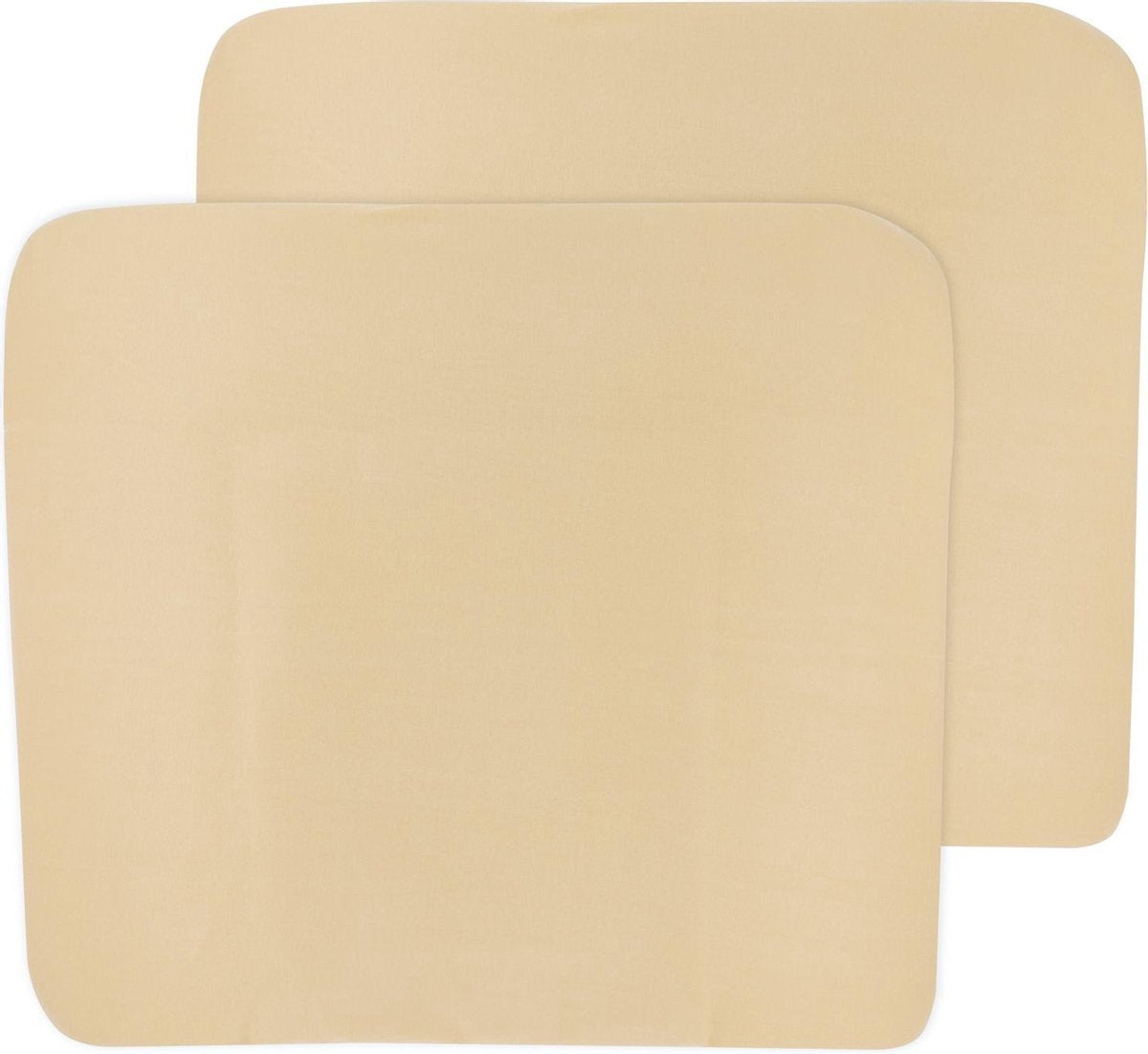 Meyco aankleedkussenhoes 3K 2-pack Basic jersey - warm sand - 85x75 cm