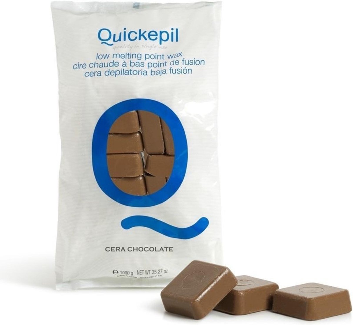 Ontharingshars blokken 1kg. Choco