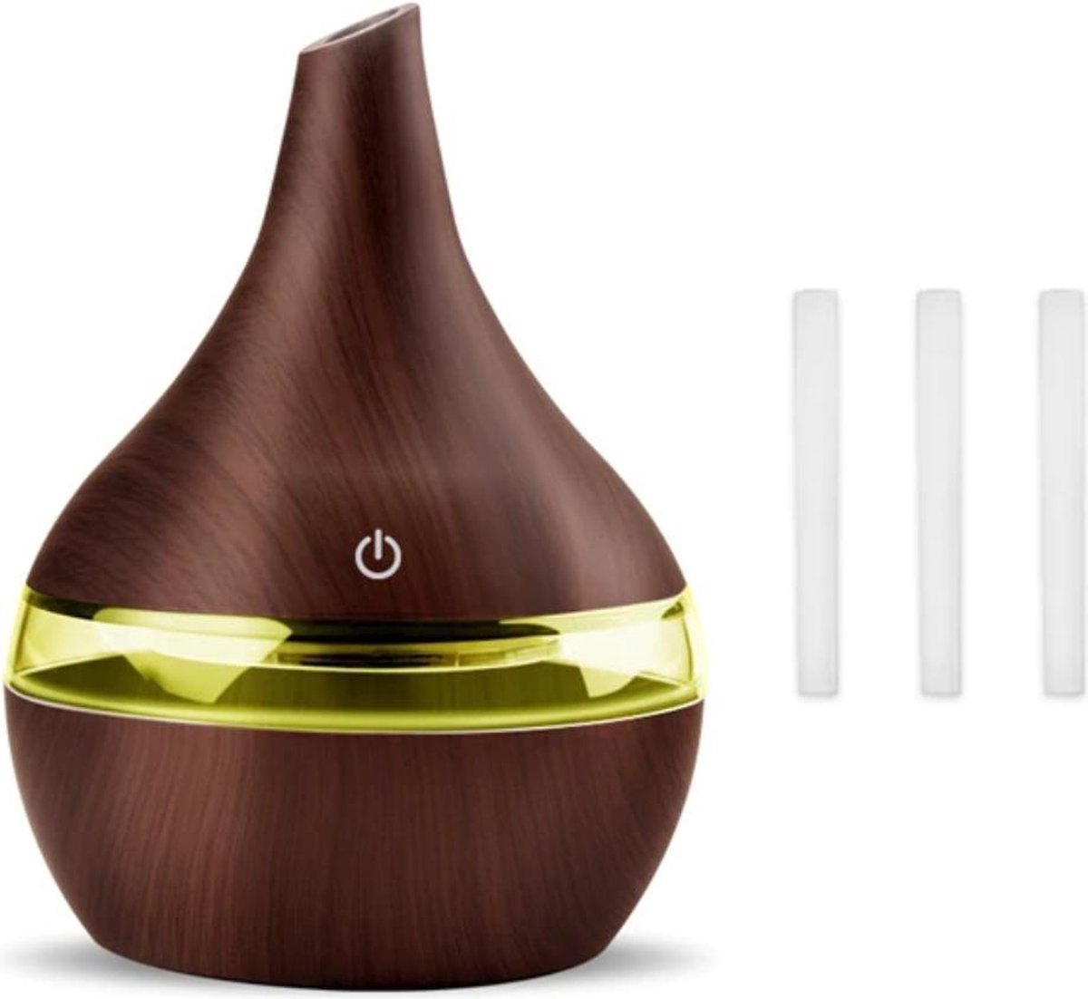 WiseGoods Luxe Aroma Olie Diffuser Luchtbevochtiger - Ultrasone Vernevelaar 300ml - Aromatherapie - Elektrisch - Woonkamer