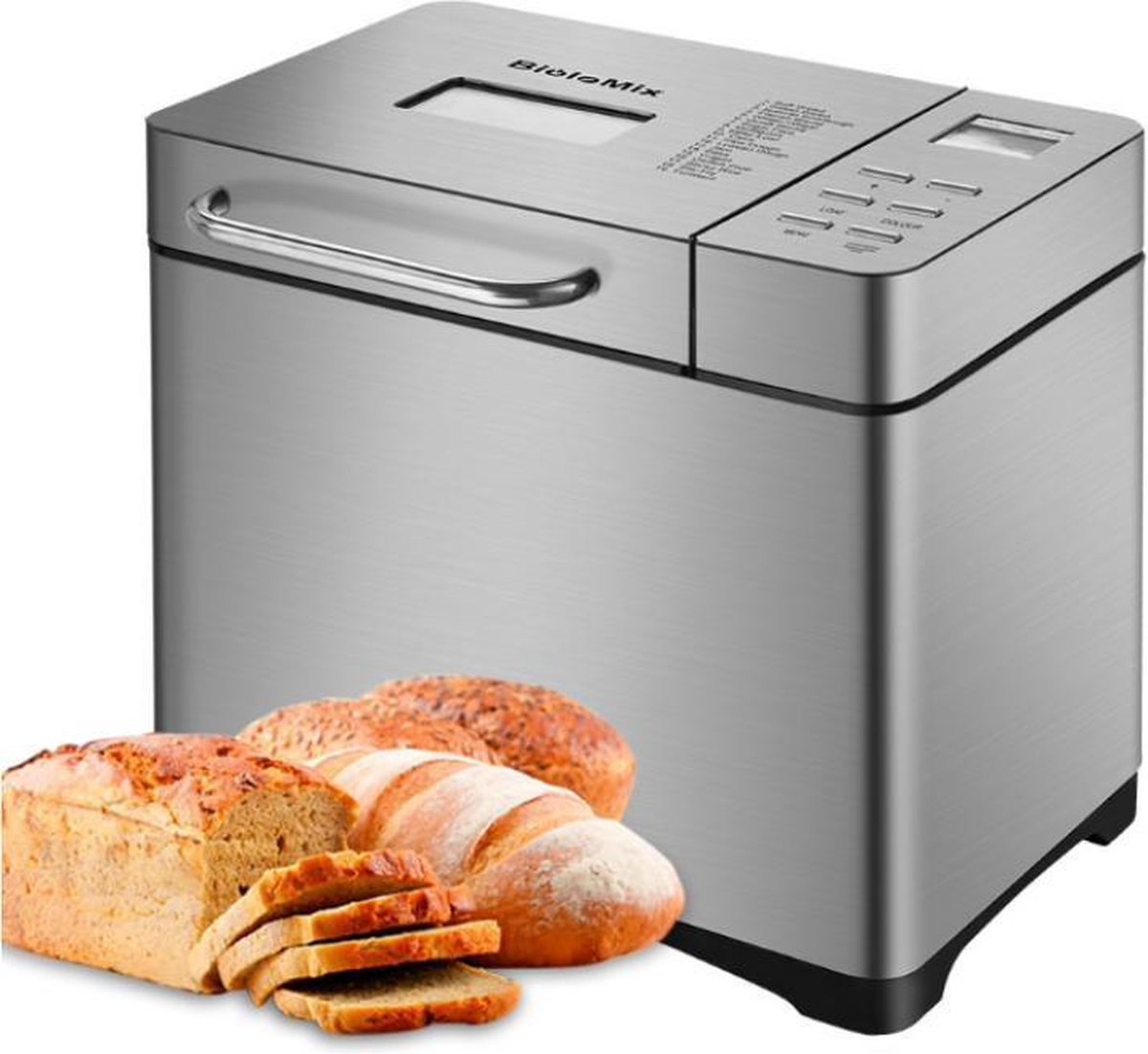 Grandecom® Multifunctionele Broodbakmachine | Broodbakmachines | Brood bakken | Jam maken | 650W | 1KG