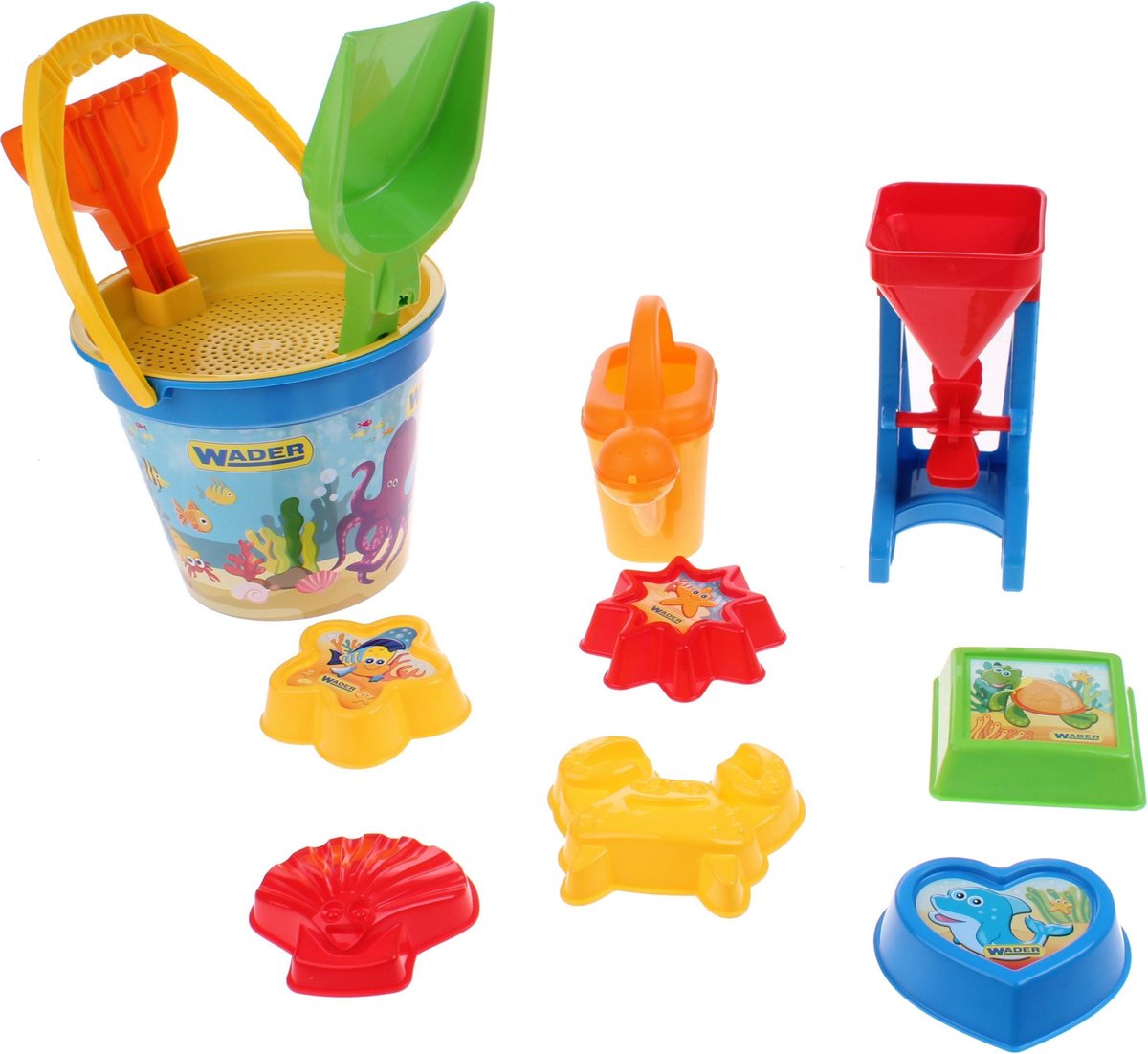 Wader Strandspeelset Zeedieren 12-delig Multicolor