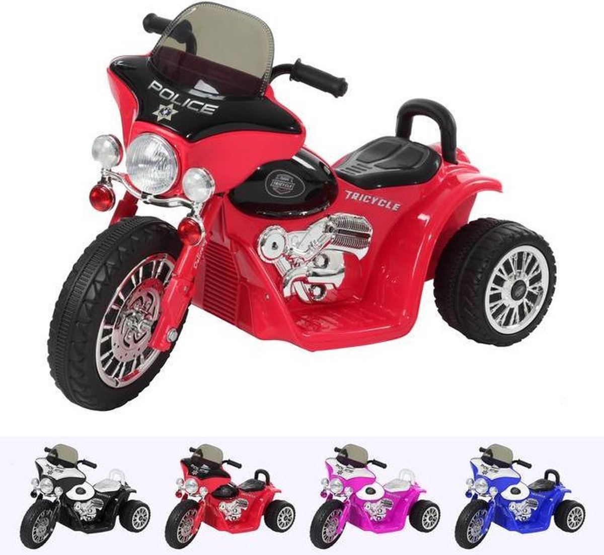 Kijana Wheely Elektrische Kindermotor - Accu Motor - Sterke Accu - Afstandbediening - Zwart