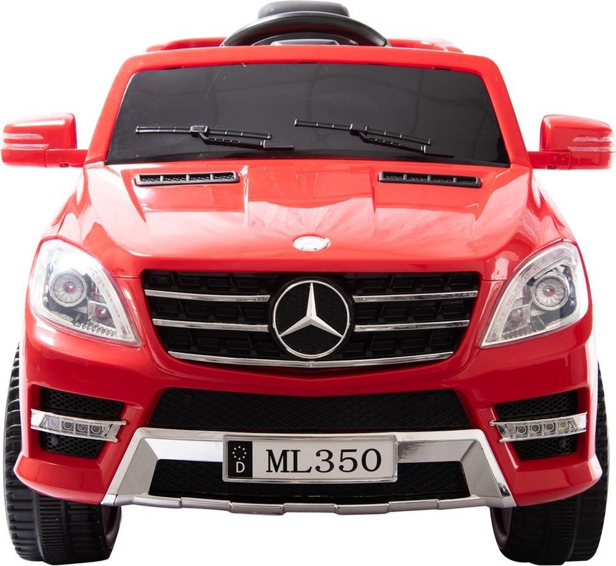 Elektrische Kinderauto Mercedes-Benz ML350 Rood 12V Met Afstandsbediening