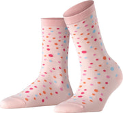 Burlington Dot Sokken Dames 22104 - Rood 8985 orchid Dames - 36-41