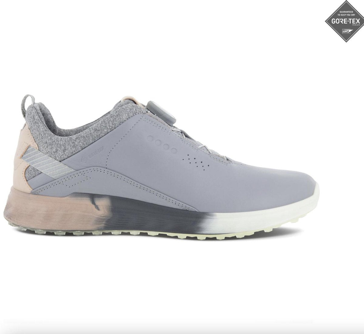 Ecco Dames Golf S-Three Silver GreyRose Dust