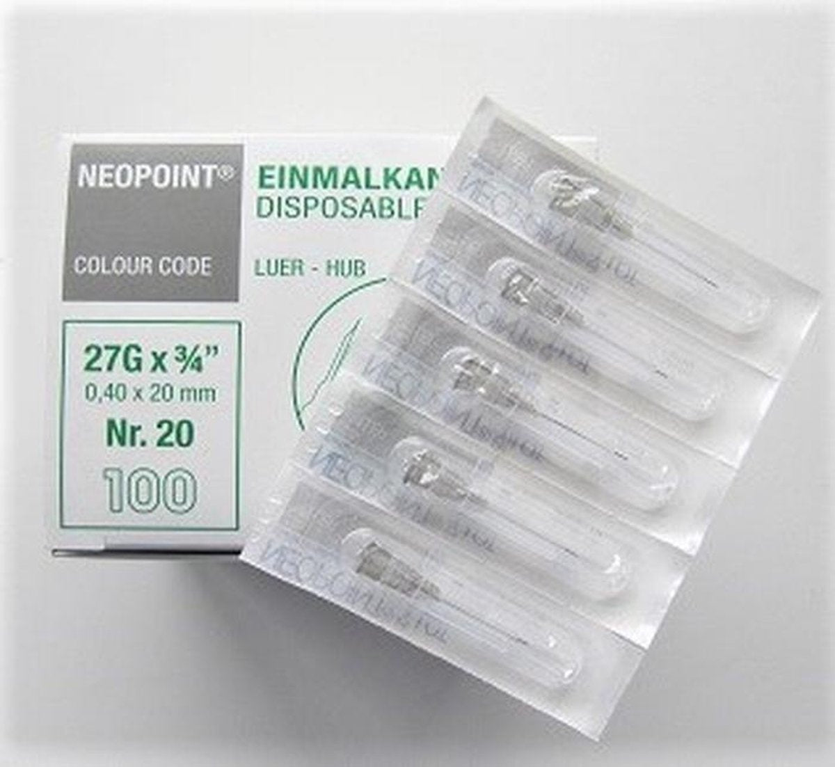 Neopoint Naalden Nr. 20 Grijs 0