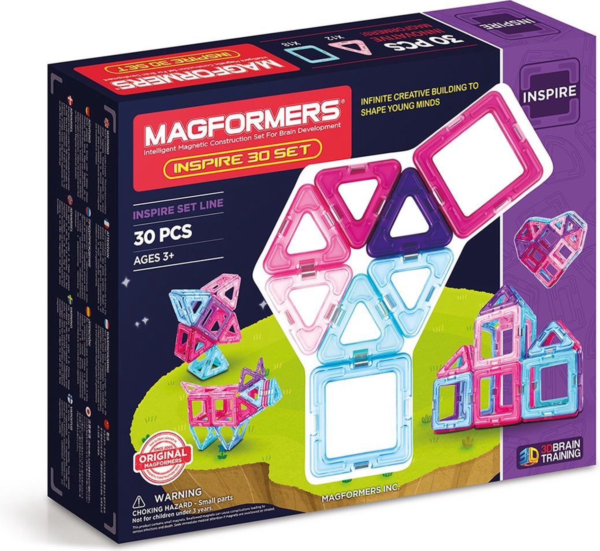 Magformers Inspire Set - 30 Onderdelen - Magnetisch speelgoed