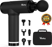 Worthy® - Massage Gun - Zwart - Inclusief koffer