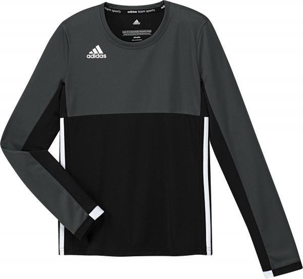 adidas T16 ClimaCool LS Shirt Dames - zwart/grijs - maat 116