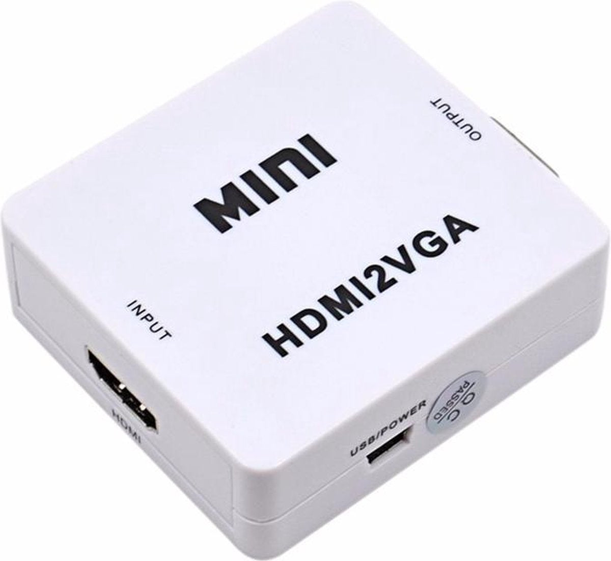 HDMI to VGA Full HD Video Converter with Audio _ White