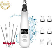 Premium Blackhead Vacuüm Remover - Professionele Mee-Eter & Puisten Verwijderaar -  Acne & Mee-Eters Verwijderen Set - Acne Behandeling - Gezichtsreiniger Elektrisch - Microdermabrasie - Gezichtsborstel - Oplaadbare Vacuüm Mee Eter Verwijderaar
