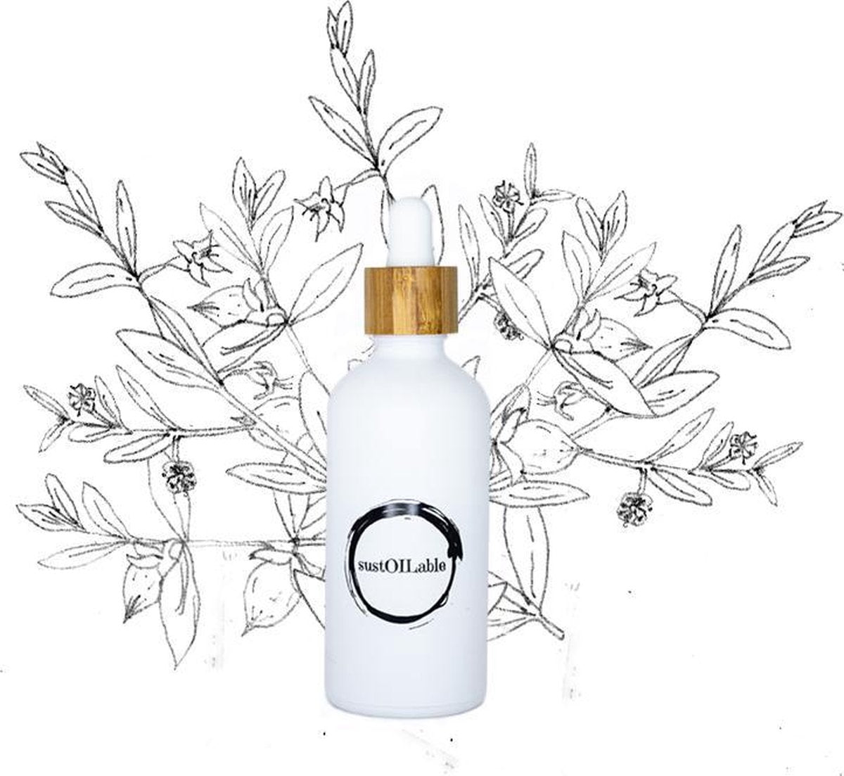 Jojoba olie - glazen pipet flesje 100ml (navulbaar en plasticvrij verpakt) - vegan - dierproefvrij en zonder chemische toevoegingen - jojoba huidolie