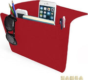 Zamba Vilten Opbergzak Voor Bed Of Bank | Opbergen | Opruimvak | Tijdschriftenbak | Slaapkamer & Woonaccessoires | Rood