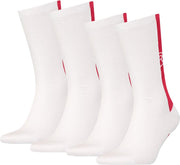 Levi's - Heren - 2-Pack Regular Cut Sokken - Wit - 39-42