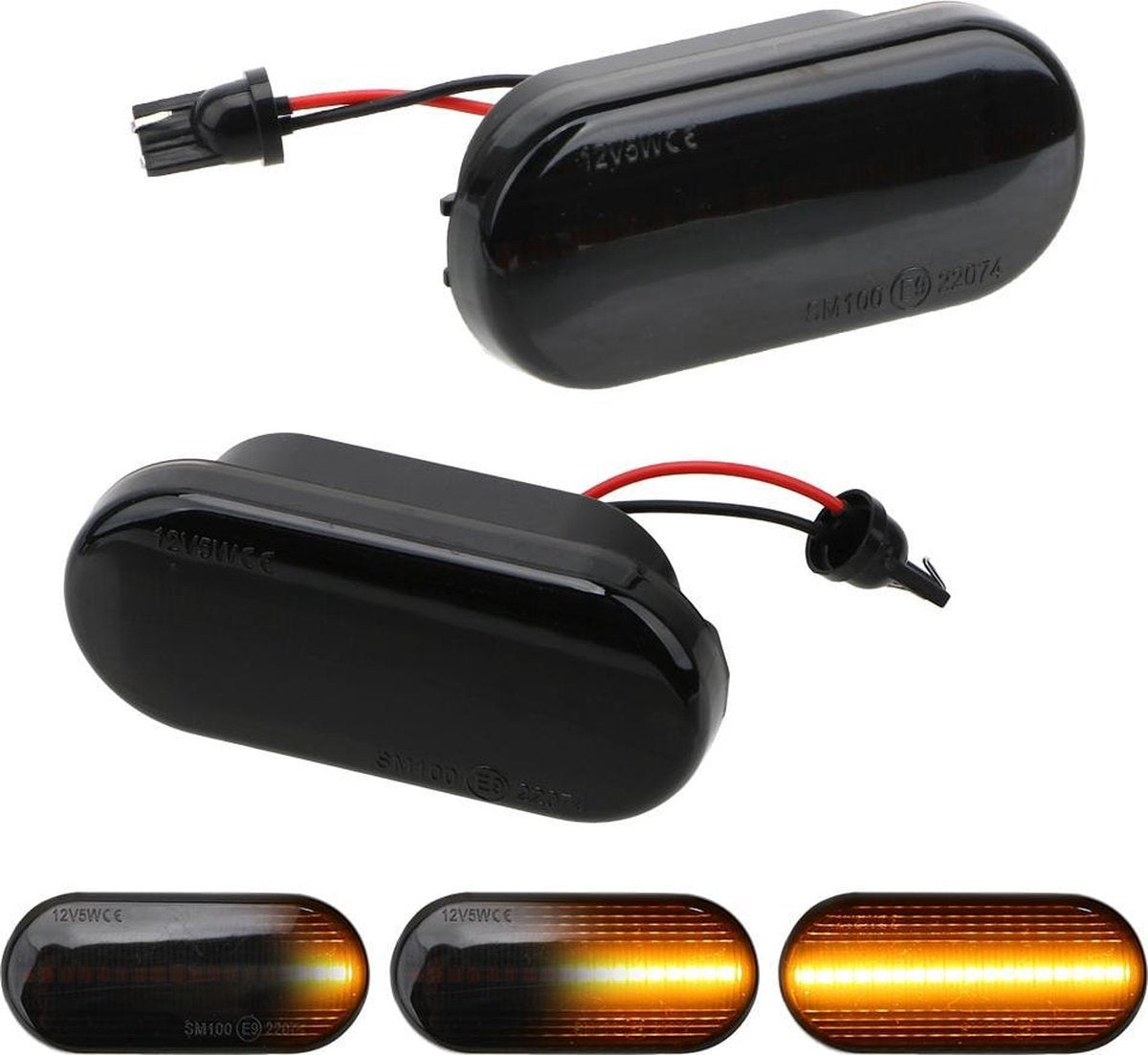 Dynamische Richtingaanwijzers voor Auto - LED Knipperlichten zijkant - Universeel voor o.a. VW