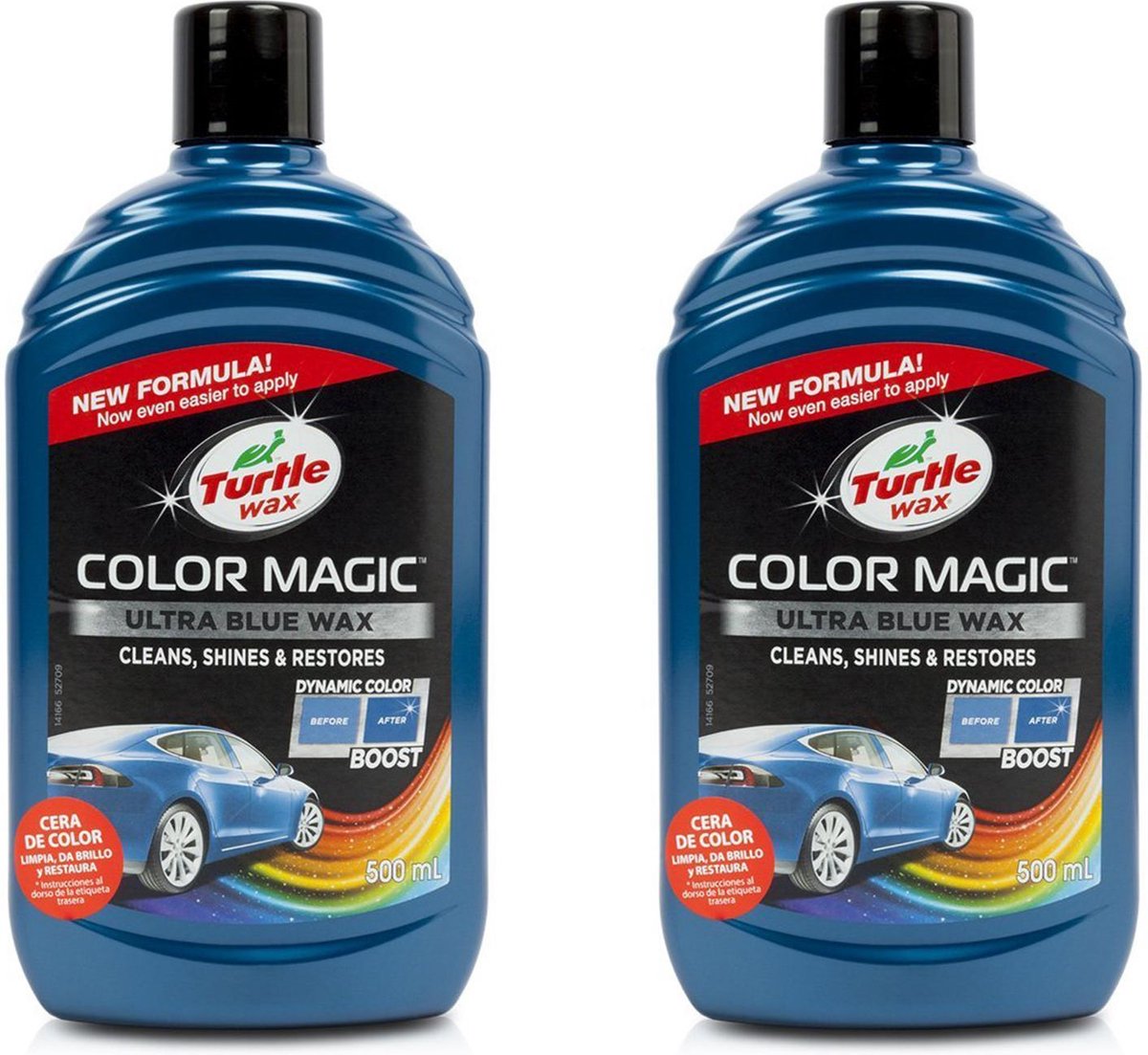 Turtle Wax Color Magic Blauw - 2 x 500ml - Speciale Autopoets Lakherstel En Polijst
