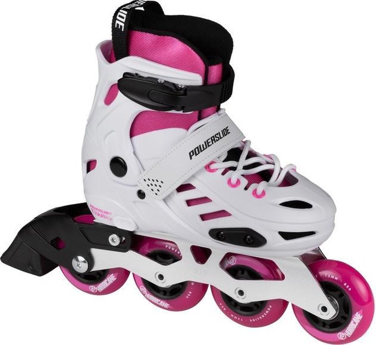 One Urban Kids Inlineskates Khaan Sqd Textiel Roze/wit Maat 27-30