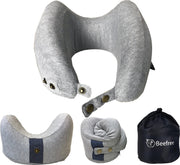 Beefree Memory Foam Nekkussen Reiskussen Perfect Fit - Grijs (M-3)