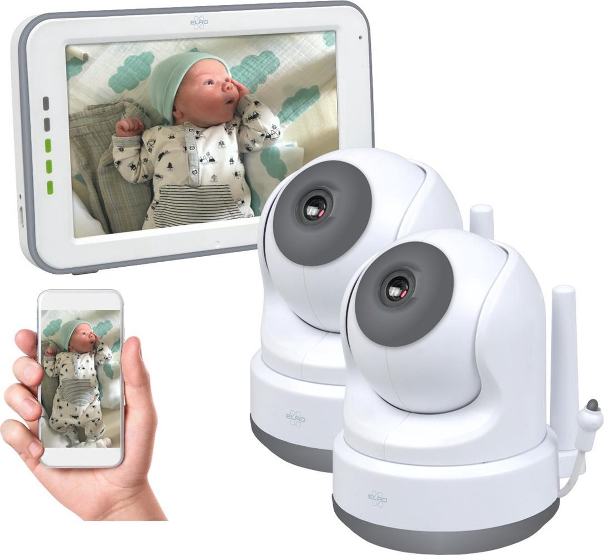 ELRO BC3000-2 Babyfoon Royale - met 12