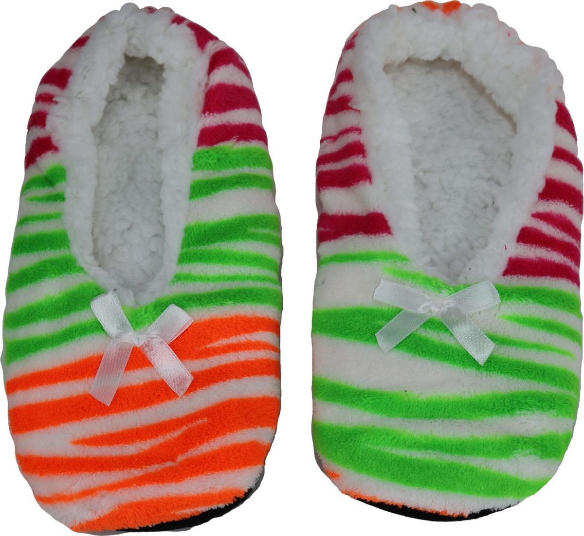 Pantoffel - Groen/oranje - Maat 39-42