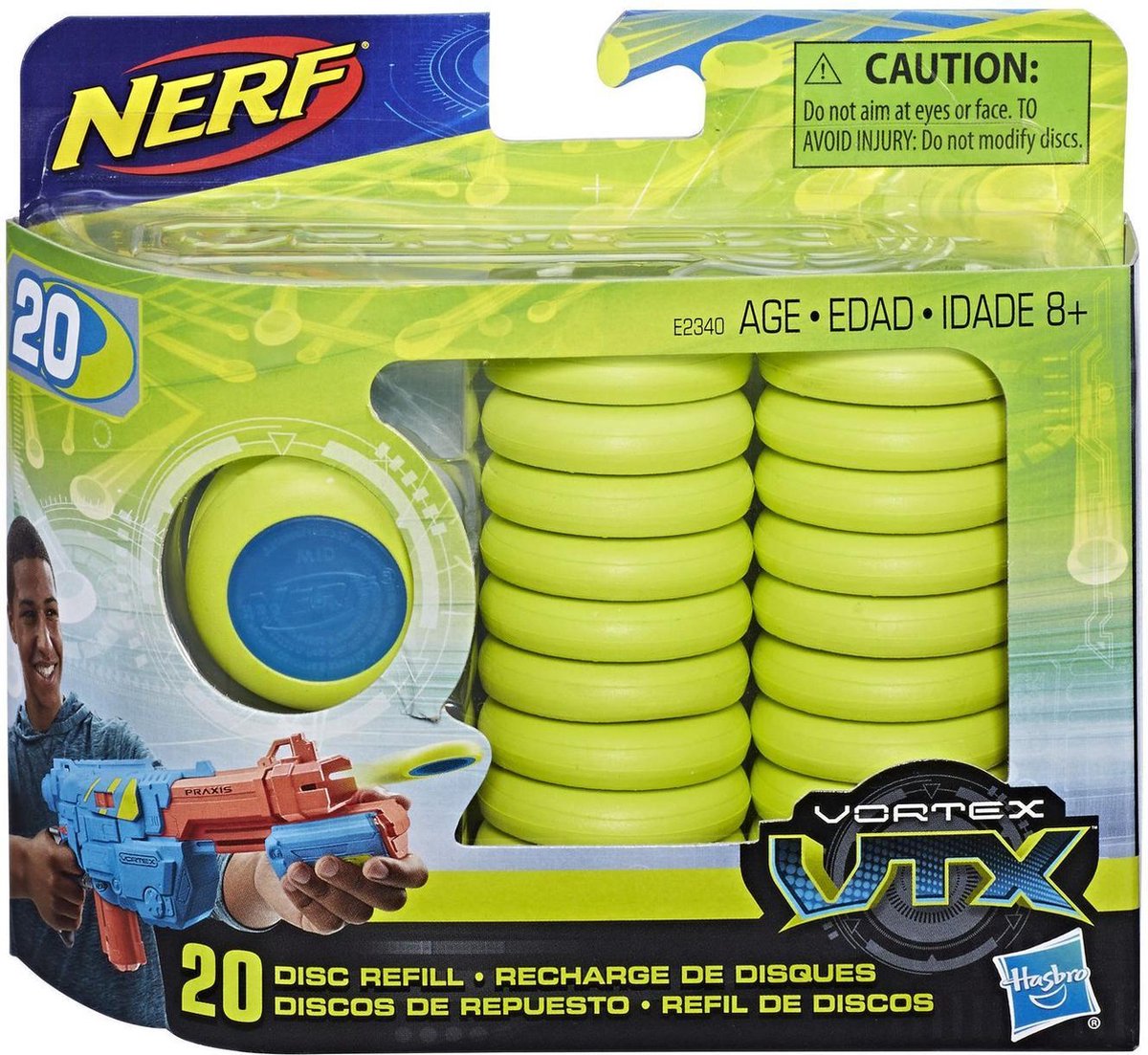 NERF Vortex VTX Refill - 20 Vortex Schijfjes