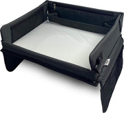 Laptop tafel voor in de auto | Onderlegger voor jong en oud | Laptophouder | Draagriem | Reis tafel | Voor in vliegtuig