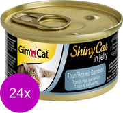Shinycat Tonijn/Garn Kattenvoer - 70 gr - 24 stuks