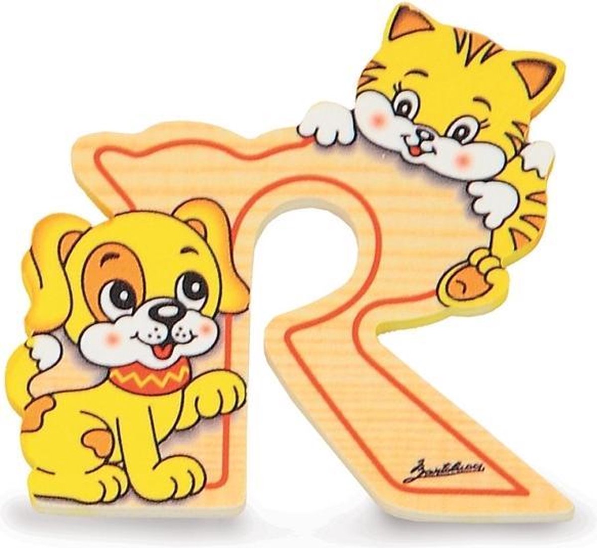 Alfabet letter hout groot R | Bartolucci