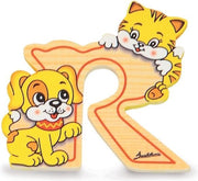 Alfabet letter hout groot R | Bartolucci