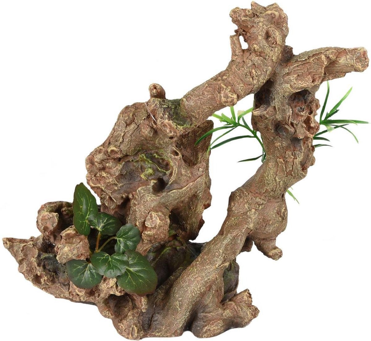 Aquarium decoratie Dio Wortels met Plant  - 24 x 19 x 25 cm