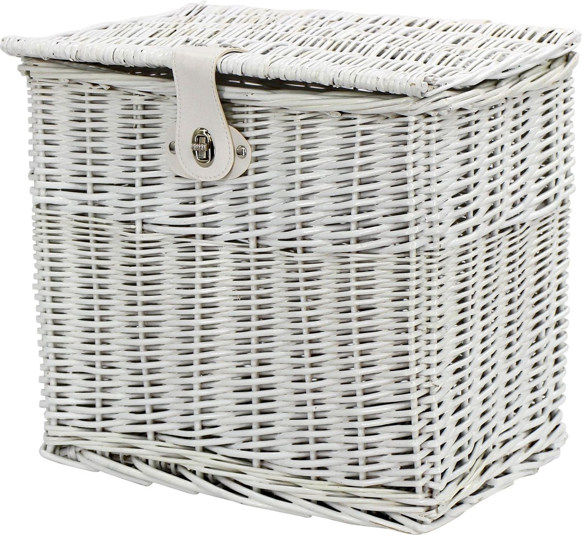 AMIGO - Fietsmand - Type bakkersmand - 25.5 Liter - Wit