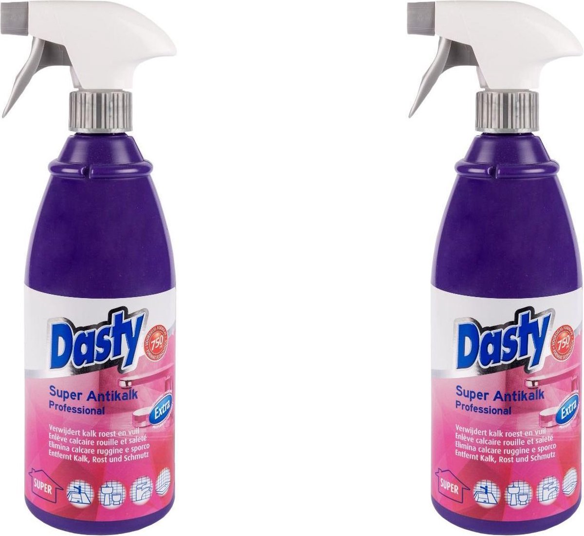 Dasty Antikalk Schoonmaakpakket - 2 stuks